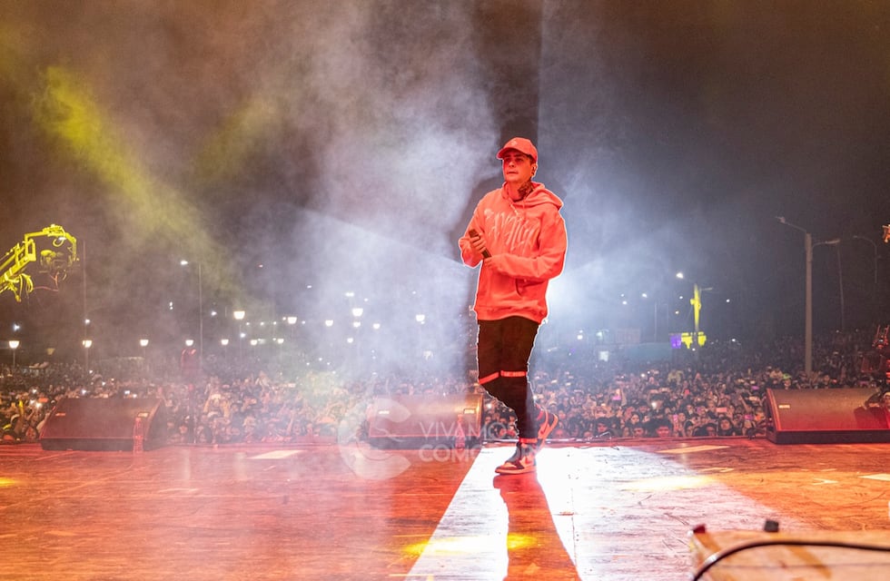 Lit Killah dio un show ante 50.000 personas en Comodoro Rivadavia