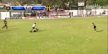 Gaspar Biasín juega en la séptima de San Martín de Progreso