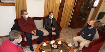 Autoridades de Región Sanitaria I estuvieron reunidas con Mariano Uset  y Carlos Gabbarini