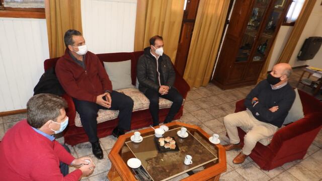 Autoridades de Región Sanitaria I estuvieron reunidas con Mariano Uset  y Carlos Gabbarini