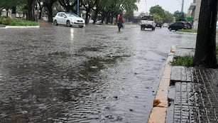 Una fuerte tormenta de agua y viento afectó a Rafaela