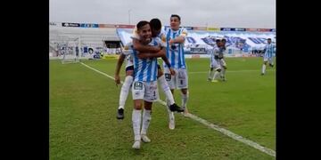 Facundo Suárez convirtió a los 10' del segundo tiempo el gol que sellaría la victoria del "Lobo".