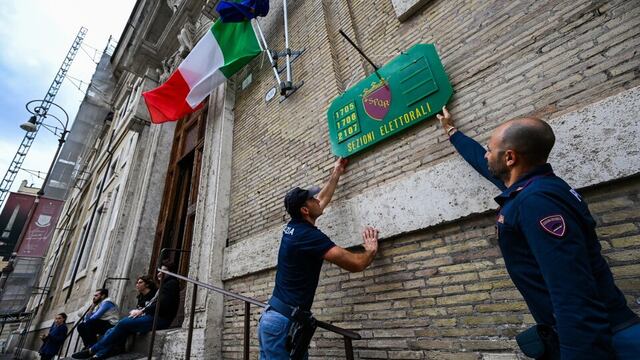 Italia elige un nuevo parlamento.