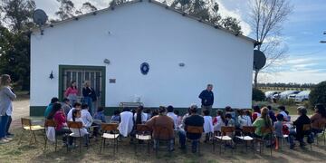 Taller de Eco Huerta en la Escuela Rural Nº 20 de Tres Arroyos
