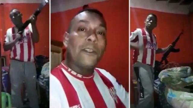 Identificaron al delincuente que se filmó con un arsenal de guerra