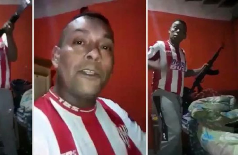 Identificaron al delincuente que se filmó con un arsenal de guerra