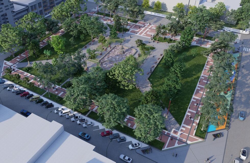 Córdoba: cómo quedará la plaza Colón luego de ser restaurada