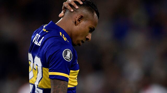 Sebastián Villa lleva dos semanas sin entrenar en Boca.
