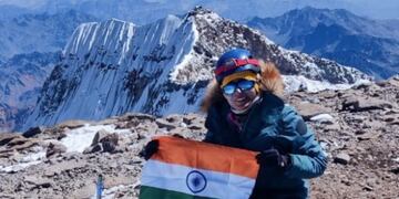 Geeta Samota es la primera mujer india en llegar a la cima del Aconcagua en 2022.