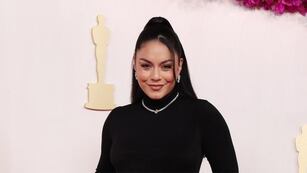 Vanessa Hudgens anunció su embarazo en la alfombra roja de los premios Oscar 2024