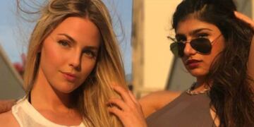 Mia Khalifa y su amiga Jenna Lee revolucionan las redes.