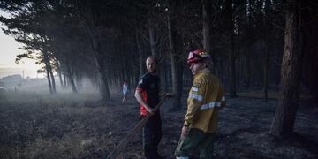 Siguen trabajando en la zona, realizando recorridas y muy atentos a las condiciones climáticas que pueden reavivar la situación de los tres focos que aún persisten.