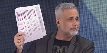 Cobertura en C5N de la lista de personas que supuestamente recibían subsidios