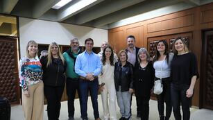 El intendente Leonardo Viotti recibió en su despacho a María Fernanda “Chachi” Telesco,