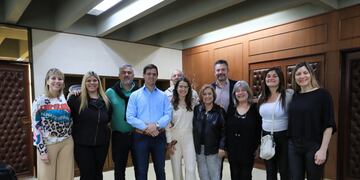 El intendente Leonardo Viotti recibió en su despacho a María Fernanda “Chachi” Telesco,