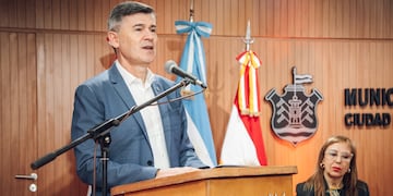 El intendente Daniel Passerini, en sintónía con el gobernador Martín Llaryora por la educación pública (archivo La Voz).