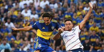 Cavani volvió a marcar para Boca