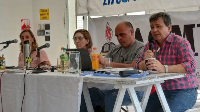 El Congreso de AGMER sesionó de forma presencial luego de varios meses.