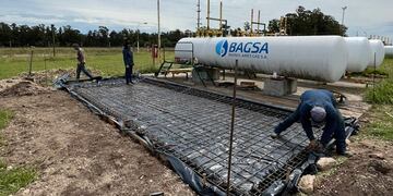 Obras de gas en Claromecó y Orense