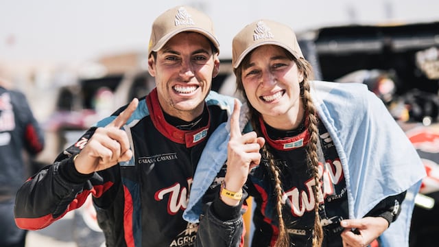 Nicolás Cavigliasso y Valentina Pertegarini, son la pareja de cordobeses que se consagró en la categoría Challenger del Dakar 2025.