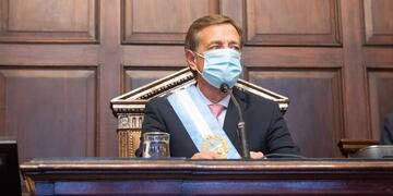 Por segundo año consecutivo y debido a la situación sanitaria actual, la Asamblea General de Apertura de Sesiones Ordinarias fue semipresencial. Foto: Los Andes.