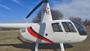 La aeronave secuestrada en Alicia, departamento de San Justo.