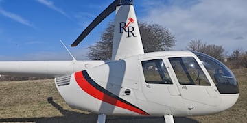 La aeronave secuestrada en Alicia, departamento de San Justo.