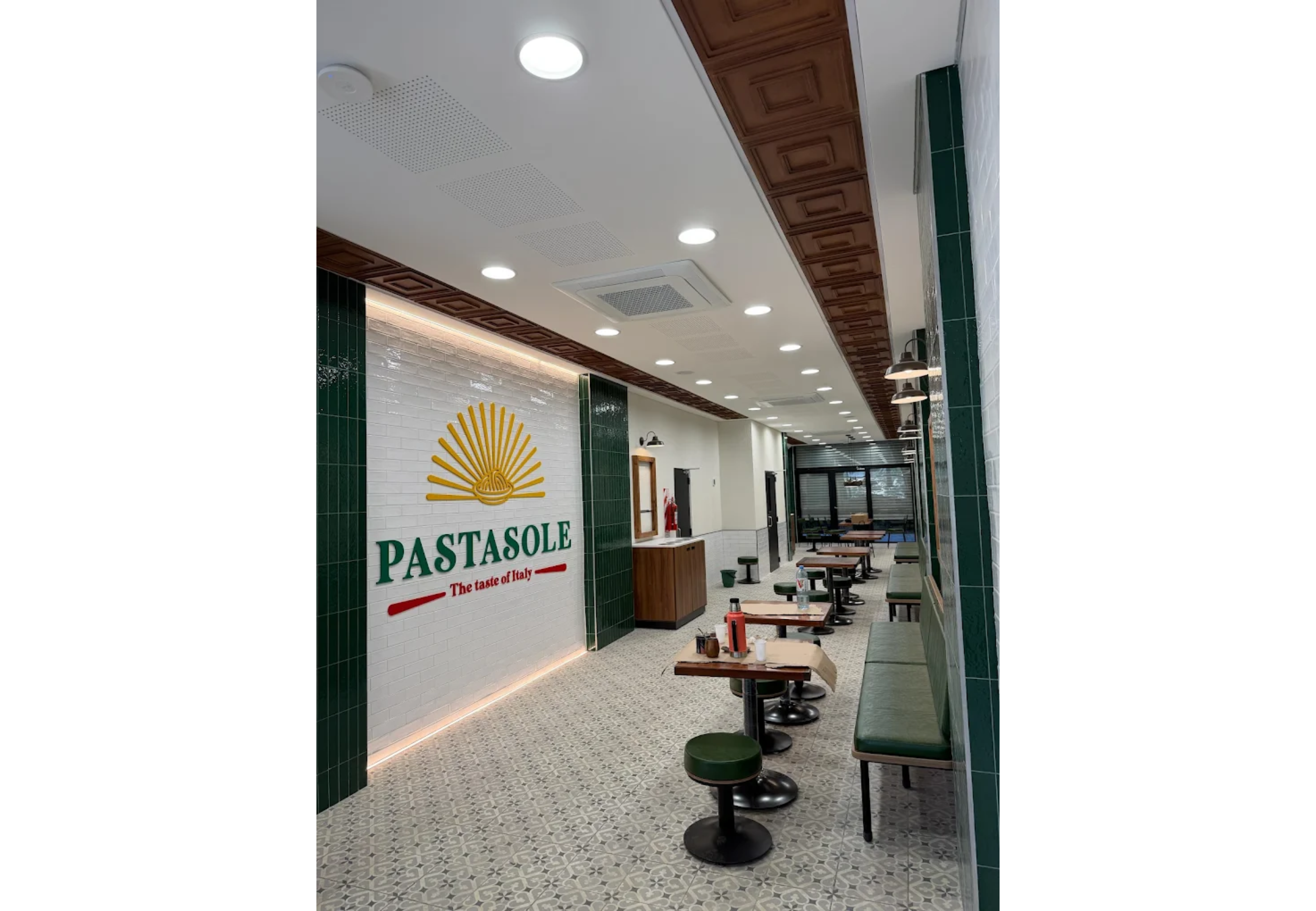 Así se ve el restaurante por dentro.