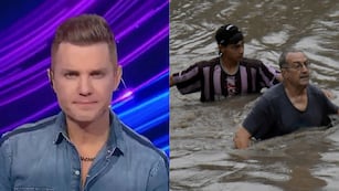 Santiago del Moro hizo una colecta en vivo  en Gran Hermano para las inundaciones de Bahía Blanca.