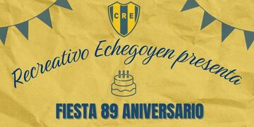 El Club Recreativo Echegoyen celebra su 89º aniversario con un baile