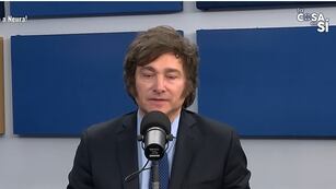 Javier Milei fue entrevistado por Fantino.