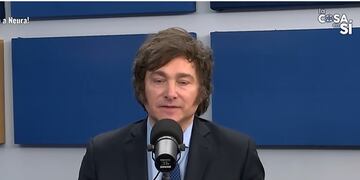 Javier Milei fue entrevistado por Fantino.