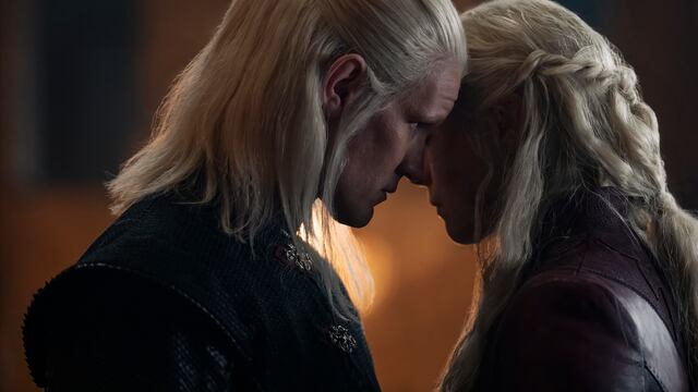 Daemon y Rhaenyra, dos miradas enfrentadas respecto de cómo accionar frente a los verdes. (Ollie Upton/HBO).