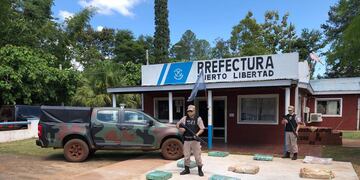 Incautan marihuana en Puerto Libertad.