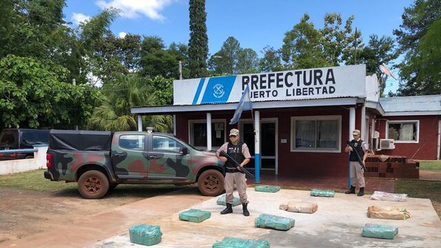 Incautan marihuana en Puerto Libertad.