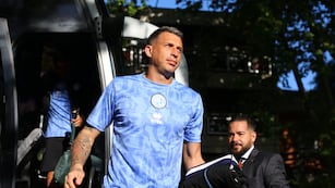 Nahuel Losada, arquero de Belgrano, no vería con malos ojos un cambio de club. Y Lanús se lo quiere llevar (Prensa Belgrano).