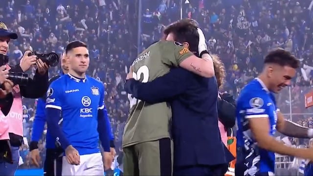 Pese a la rivalidad, los jugadores mostraron respeto hacia el técnico de Vélez.