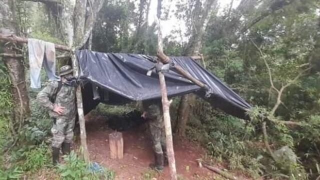Encontraron dos campamentos de cazadores furtivos en cercanías del Parque Provincial Salto Encantado.