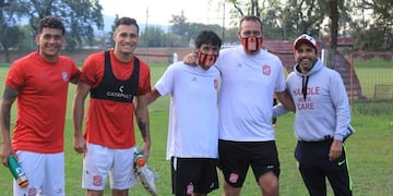 El "Santo" se entrena pensando en Belgrano.