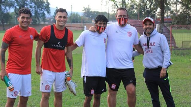 El "Santo" se entrena pensando en Belgrano.