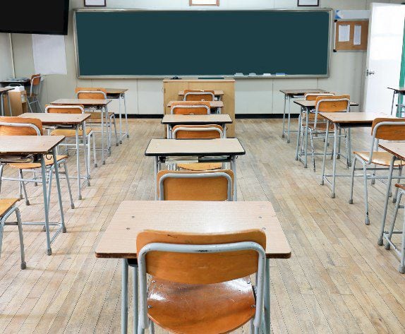 Aulas de colegio en Rafaela.