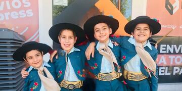Lorenzo y Felipe Cháves Dell Erba, Agustín Algarbe y Aaron Rodríguez lograron el subcampeonato en Laborde