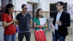 El intendente, junto a la Fundación Cardiopatías Congénitas, entregó equipamiento al hospital