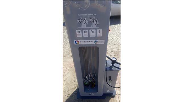 Estación de Reparación de bicicletas en Rafaela