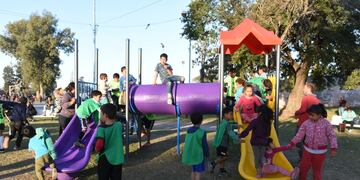 Nuevos juegos en la plaza del Barranquitas
