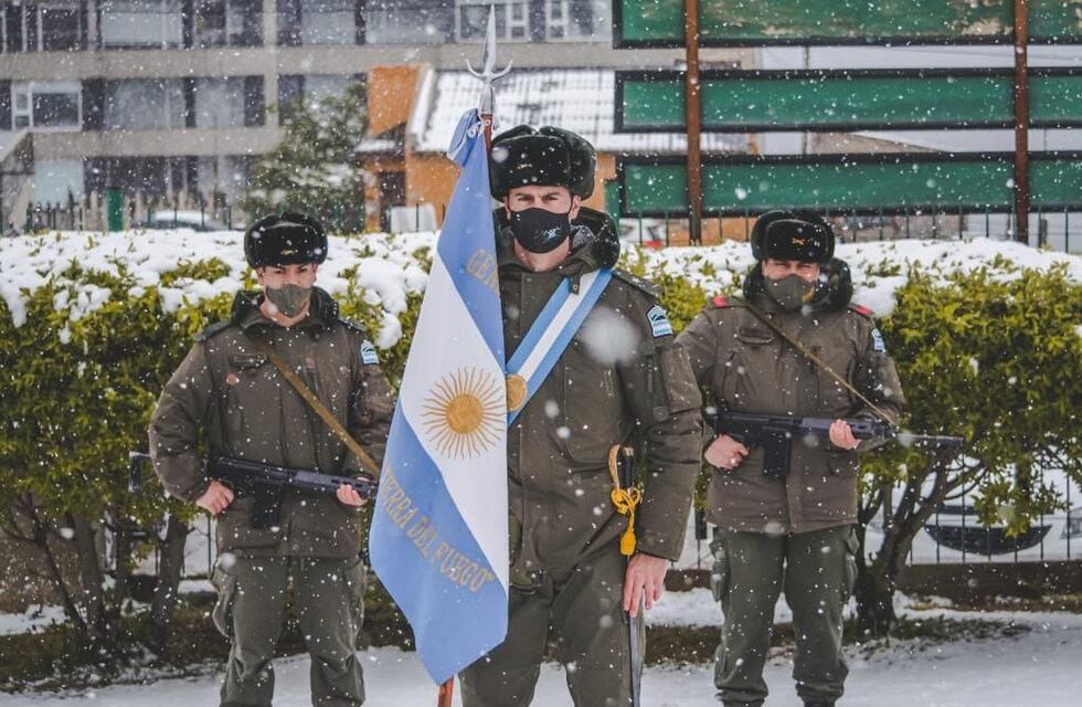 Se realizó el acto por el 8vo aniversario de la creación de la Agrupación XIX “Tierra del Fuego”