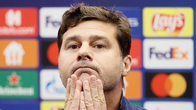 El DT Pochettino habló en conferencia de prensa tras la eliminación el PSG en octavos de final de la Champions League (Foto: AP)