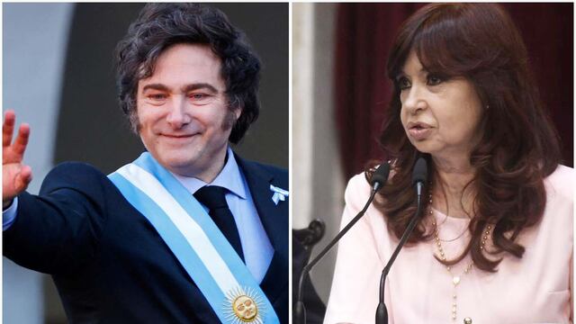 Javier Milei y Cristina Kirchner (Javier Ferreyra y Federico López Claro)