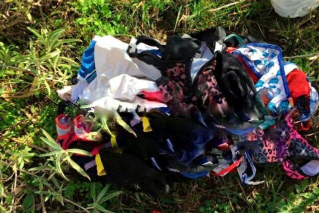 Nogoyá: un trabajador recorría el campo y encontró bolsas con decenas de tangas.