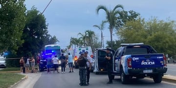 Una joven de 23 años murió tras un choque entre una moto y un colectivo Foto El Diario de Carlos Paz